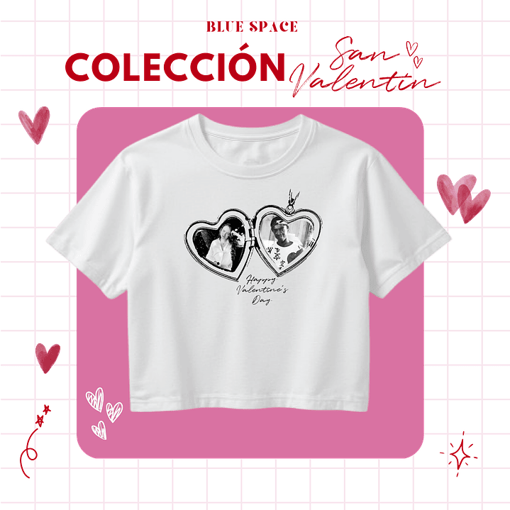 Polera RELICARIO PERSONALIZADA- SAN VALENTÍN 3