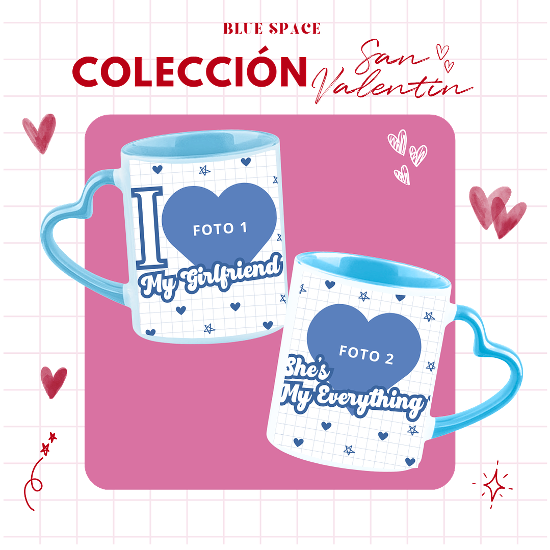 Taza I LOVE MY GIRLFRIEND PERSONALIZADO  - SAN VALENTÍN  3