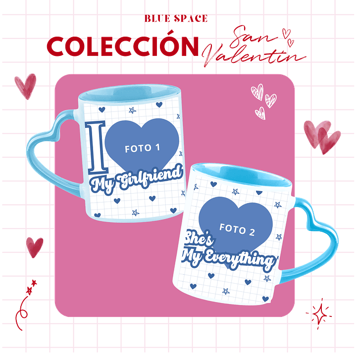 Taza I LOVE MY GIRLFRIEND PERSONALIZADO  - SAN VALENTÍN  3