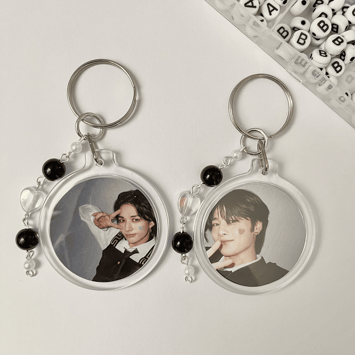 Llavero para compartir - IN y HYUNJIN  - STRAY KIDS 1