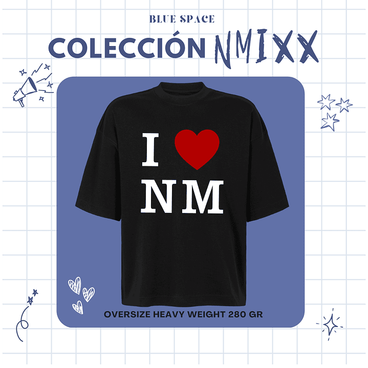 Polera NMIXX - I LOVE NM  2