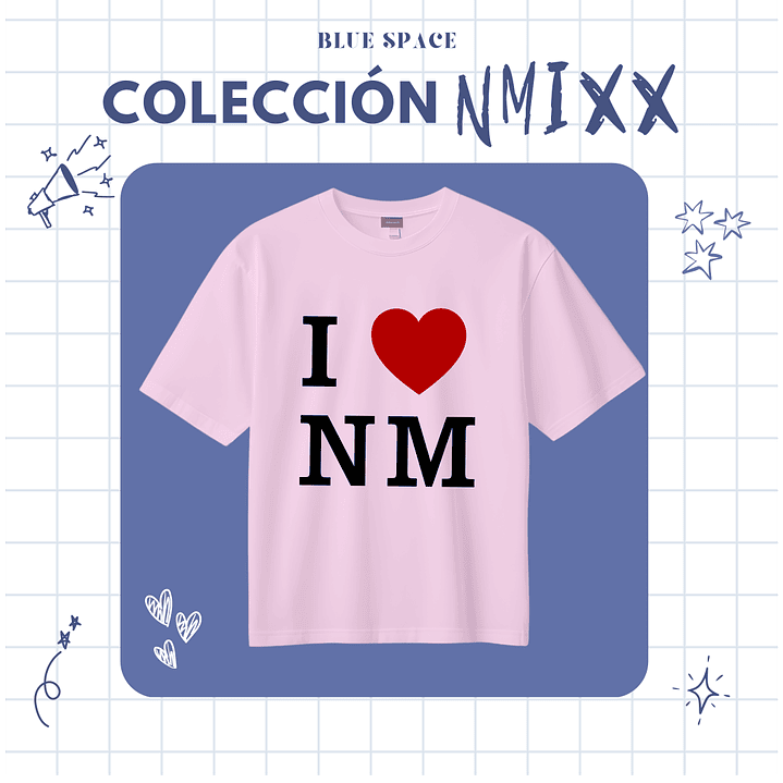 Polera NMIXX - I LOVE NM  6