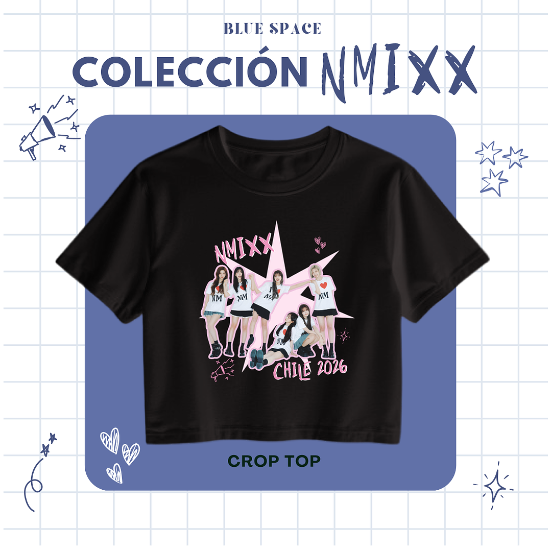 Polera NMIXX - NMIXX CHILE STAR 5