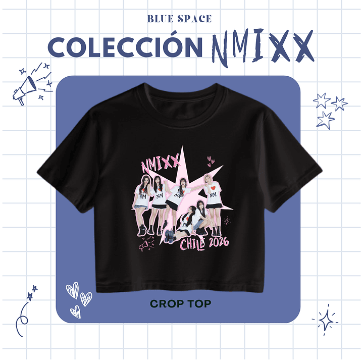 Polera NMIXX - NMIXX CHILE STAR 5