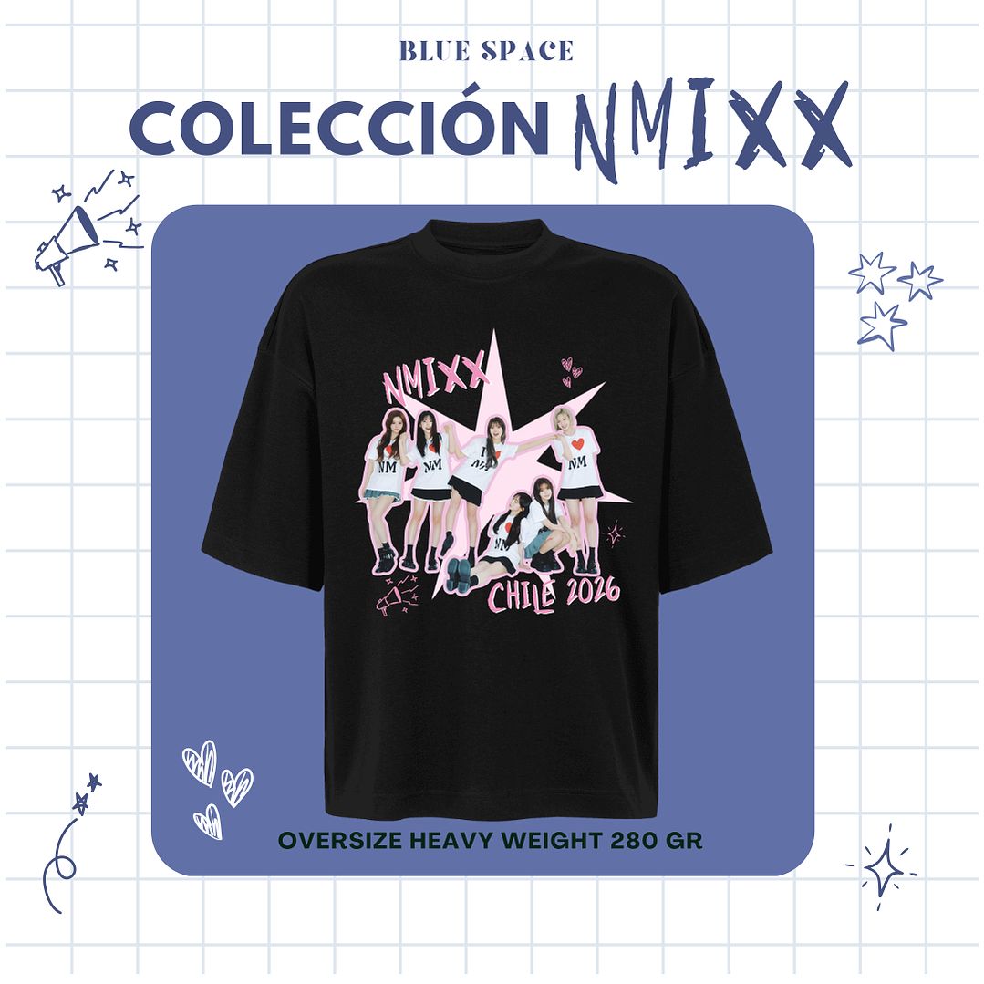 Polera NMIXX - NMIXX CHILE STAR 2