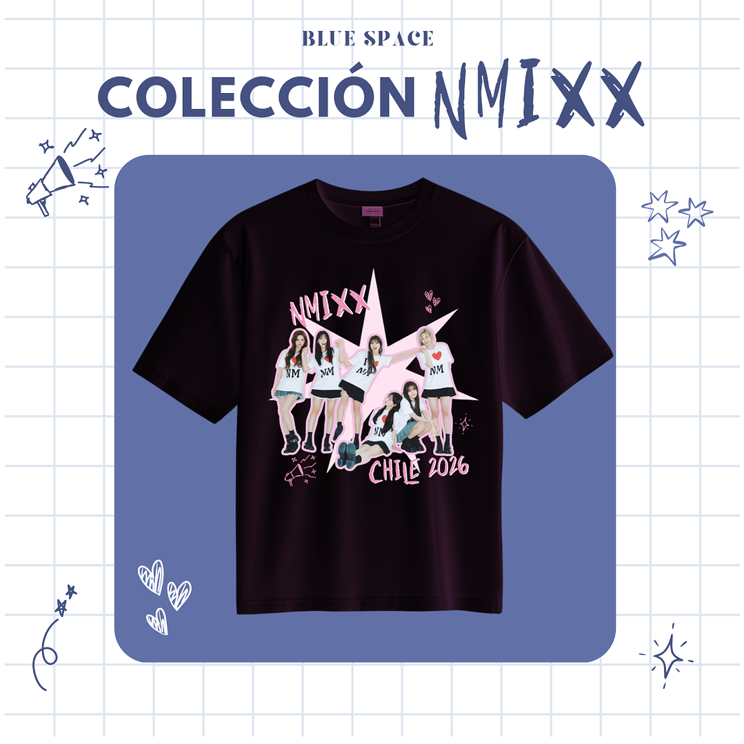 Polera NMIXX - NMIXX CHILE STAR 1