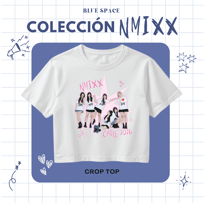 Polera NMIXX - NMIXX CHILE STAR 10