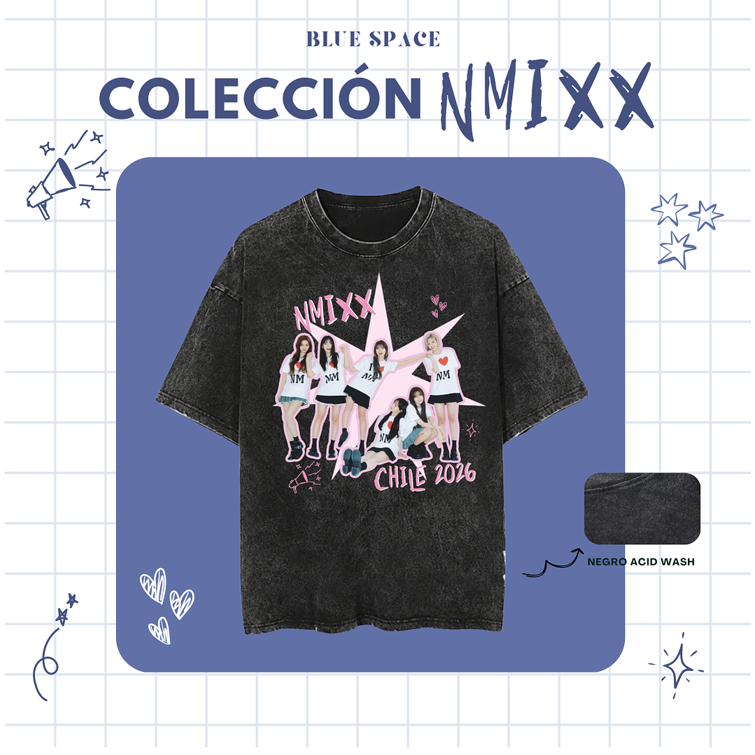 Polera NMIXX - NMIXX CHILE STAR 3