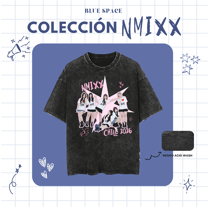 Polera NMIXX - NMIXX CHILE STAR 3