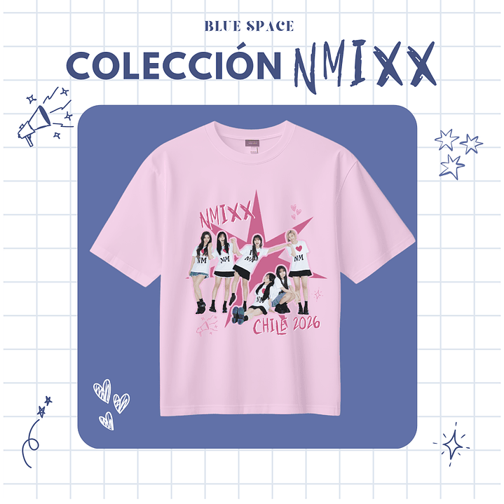 Polera NMIXX - NMIXX CHILE STAR 14