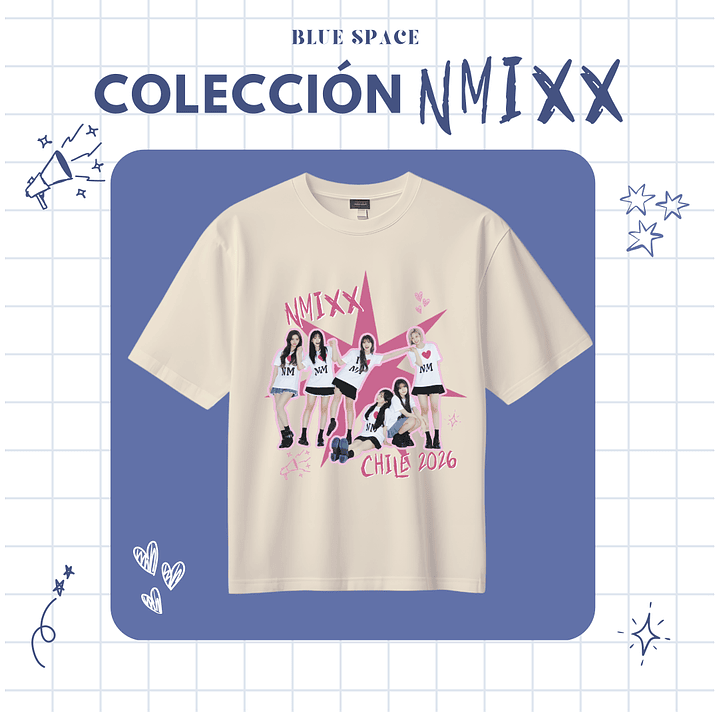 Polera NMIXX - NMIXX CHILE STAR 15
