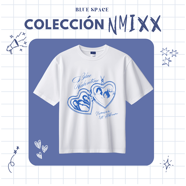 Polera NMIXX - BLUE VALENTINE 1