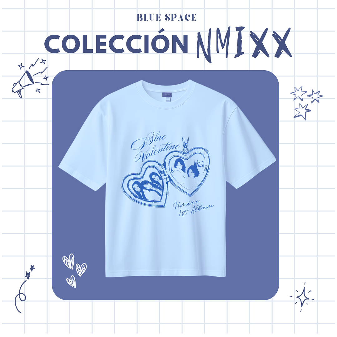 Polera NMIXX - BLUE VALENTINE 4