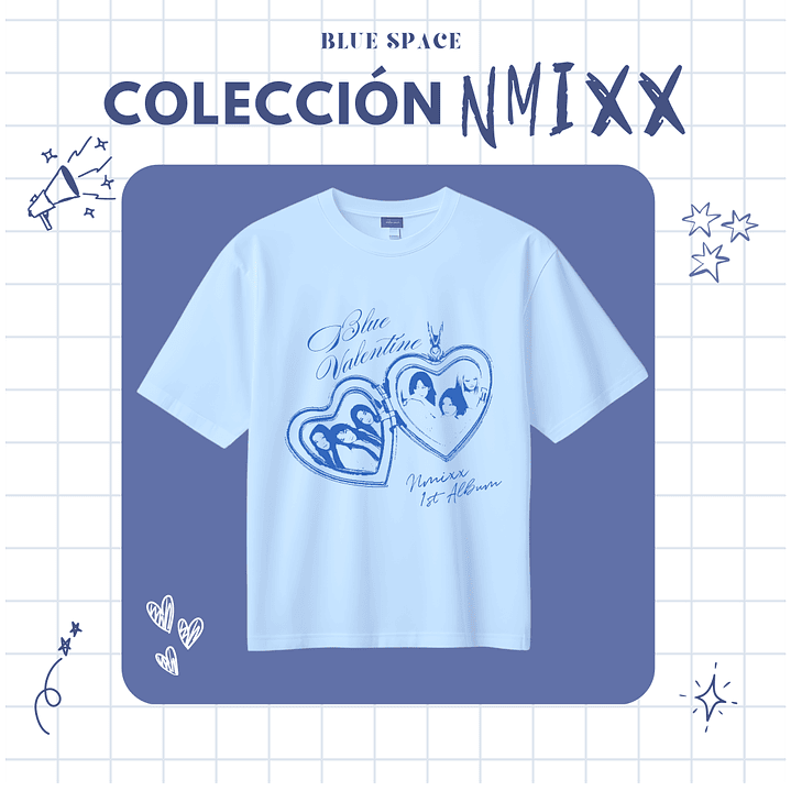 Polera NMIXX - BLUE VALENTINE 4