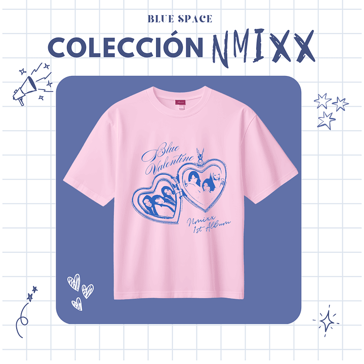 Polera NMIXX - BLUE VALENTINE 5