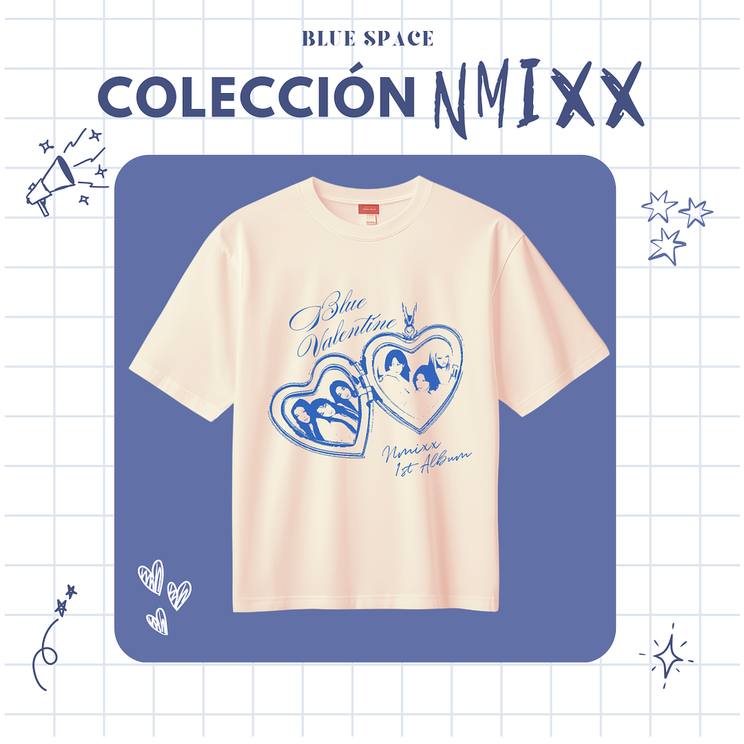 Polera NMIXX - BLUE VALENTINE 6