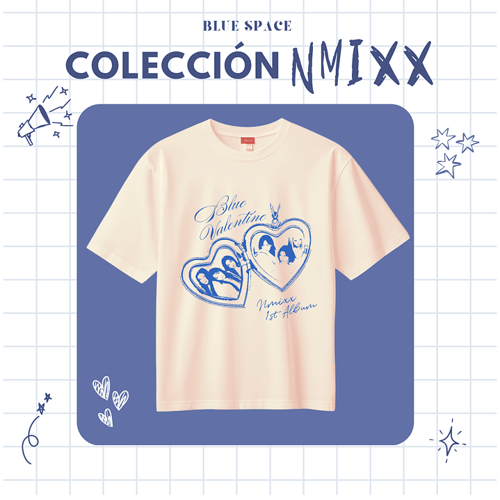 Polera NMIXX - BLUE VALENTINE 6