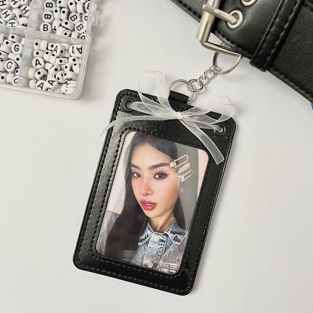 Holder Negro Con Lazo 1