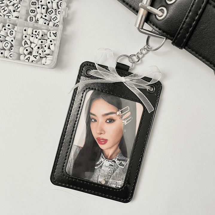 Holder Negro Con Lazo 1