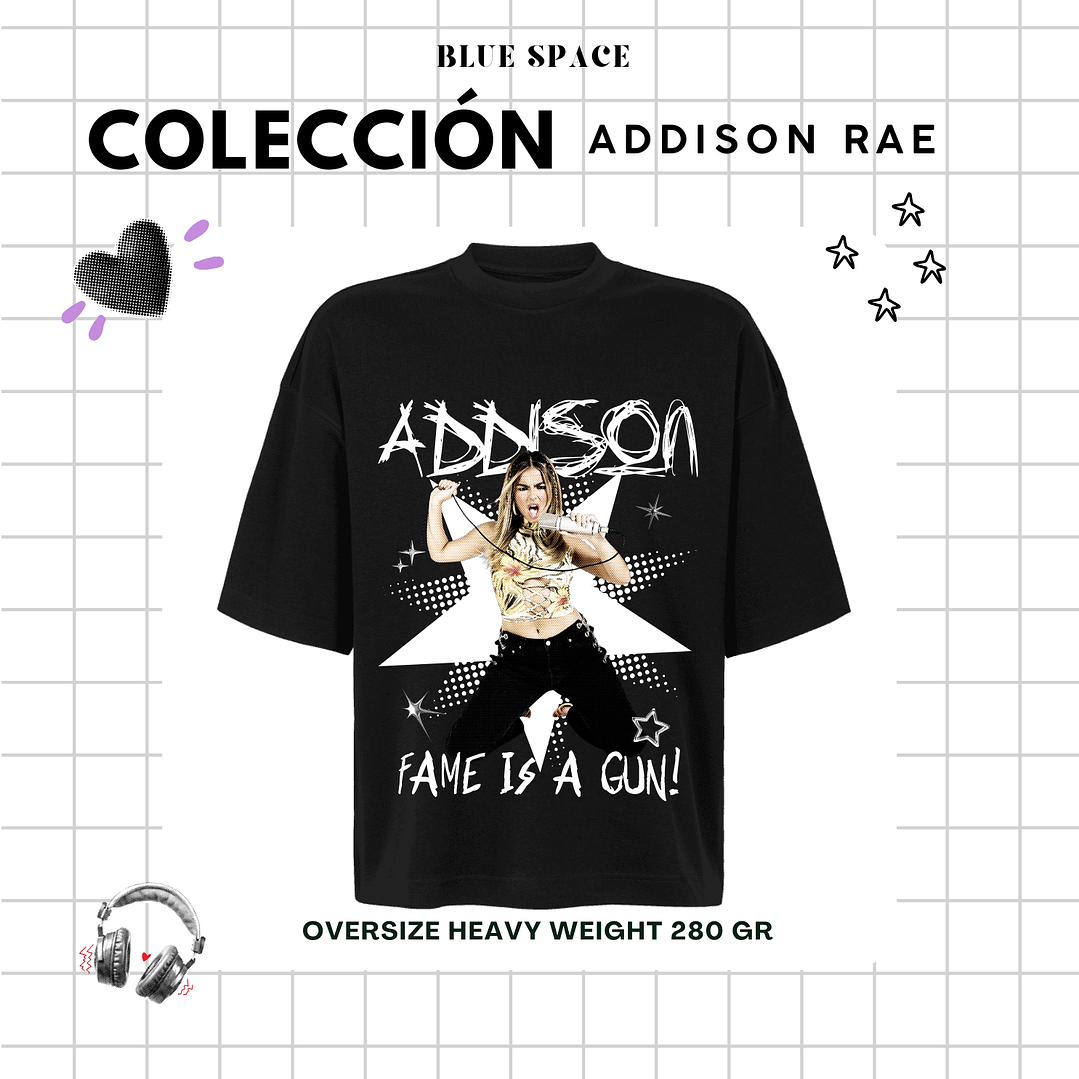 Polera ADDISON RAE - FAME IS A GUN 2