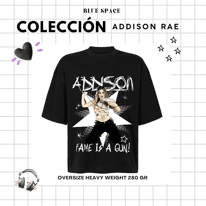 Polera ADDISON RAE - FAME IS A GUN 2