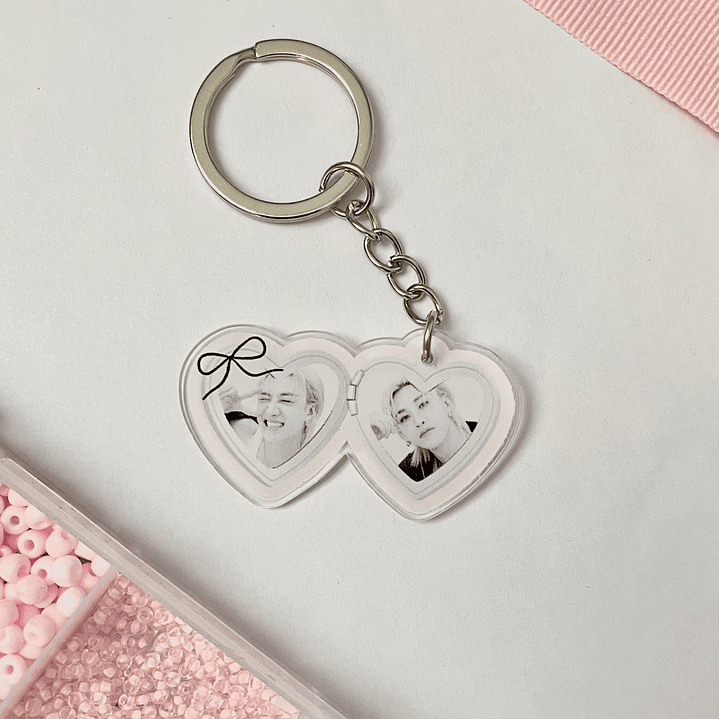 Chan Stray Kids  - Llavero acrílico tipo relicario 1