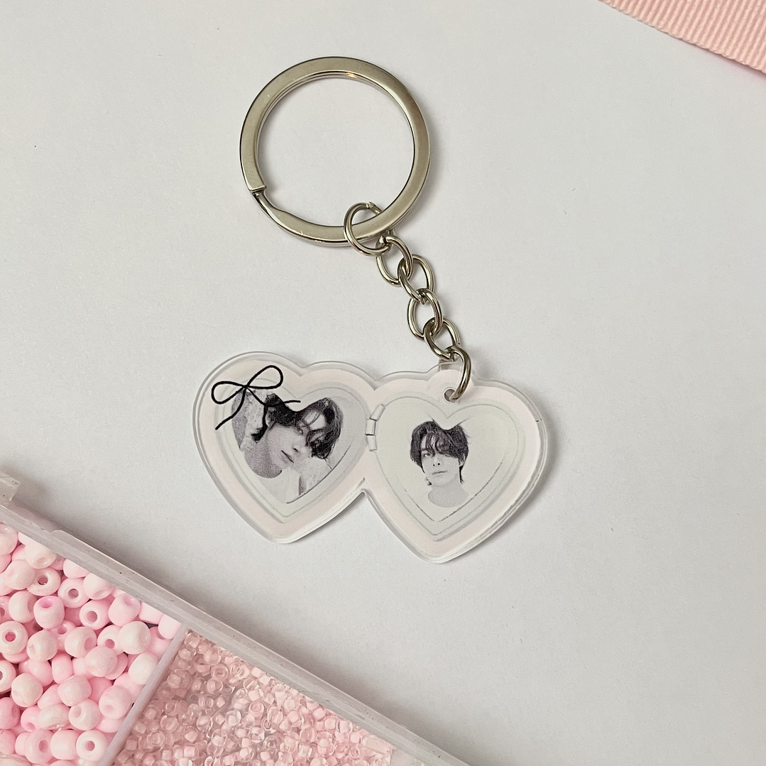 Jake Enhypen  - Llavero acrílico tipo relicario 1