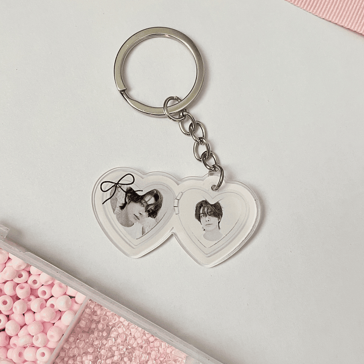 Jake Enhypen  - Llavero acrílico tipo relicario 1