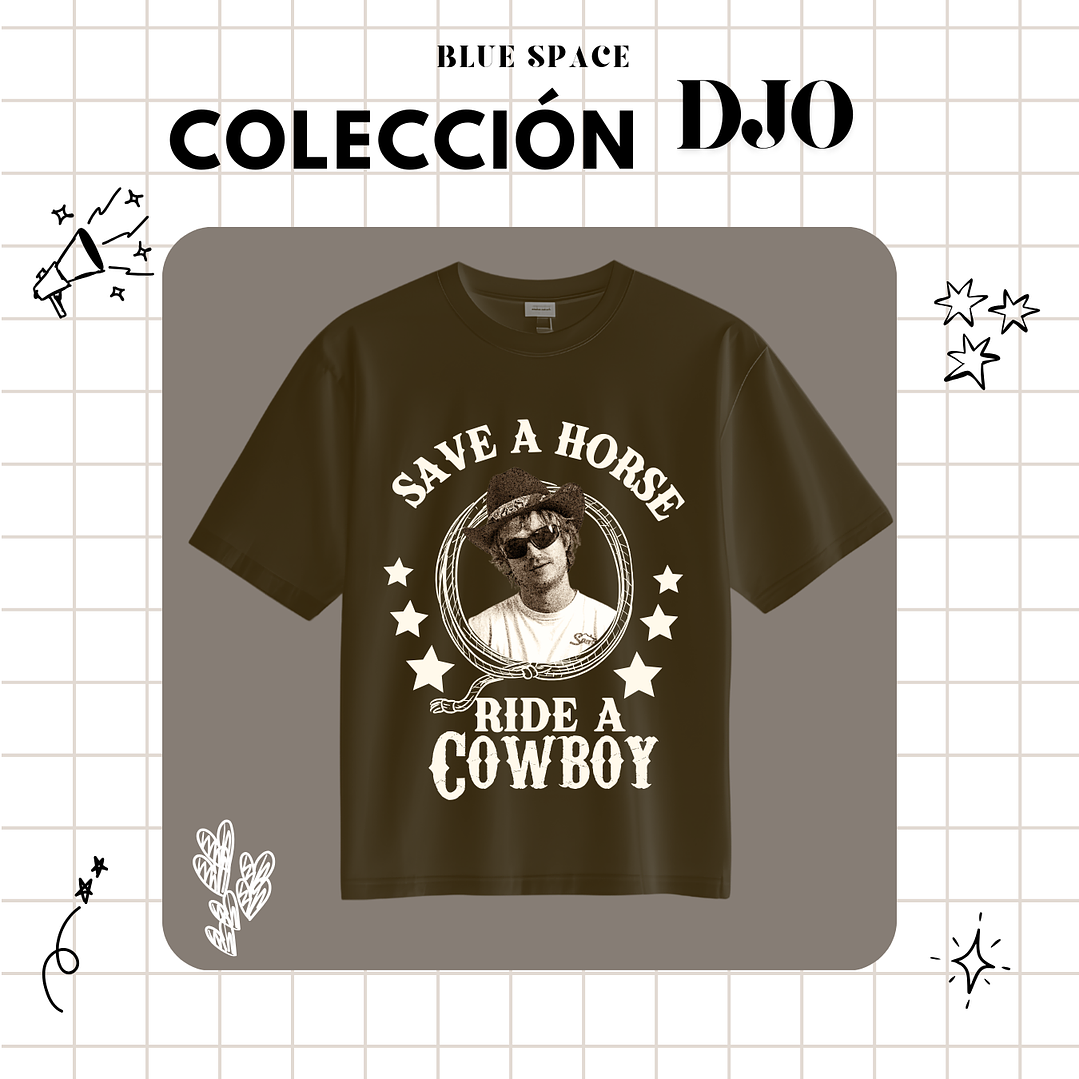 Polera DJO - SAVE A HORSE RIDE A COWBOY VER 1 1