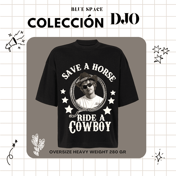 Polera DJO - SAVE A HORSE RIDE A COWBOY VER 1 4