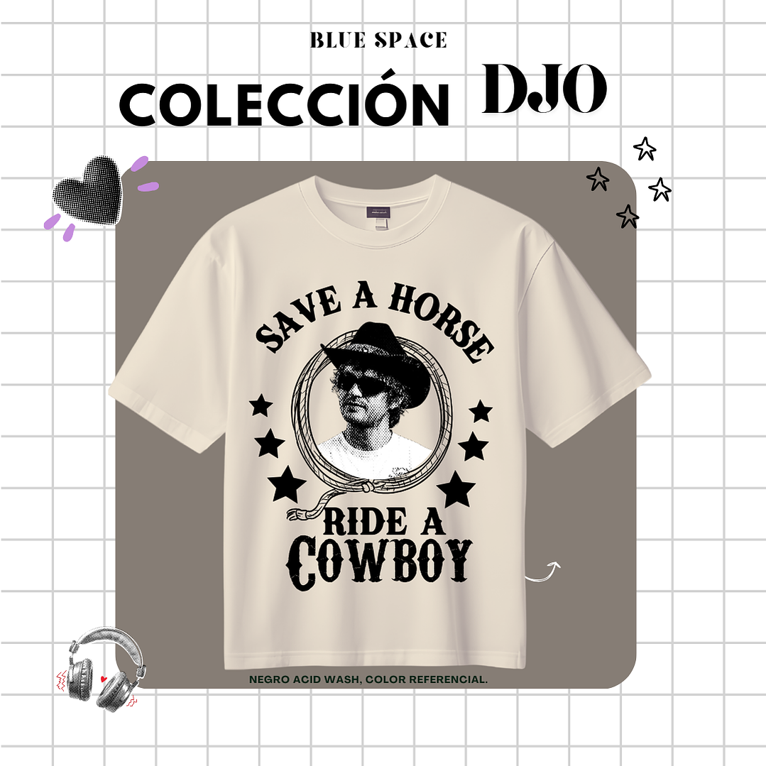 Polera DJO - SAVE A HORSE RIDE A COWBOY VER 2 3