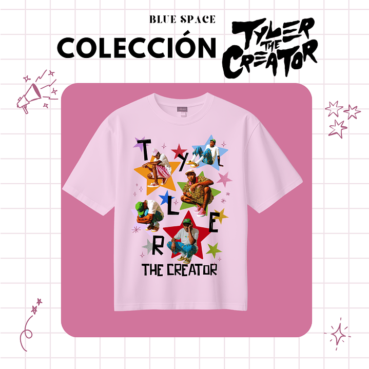 Polera TYLER, THE CREATOR - STARS 4