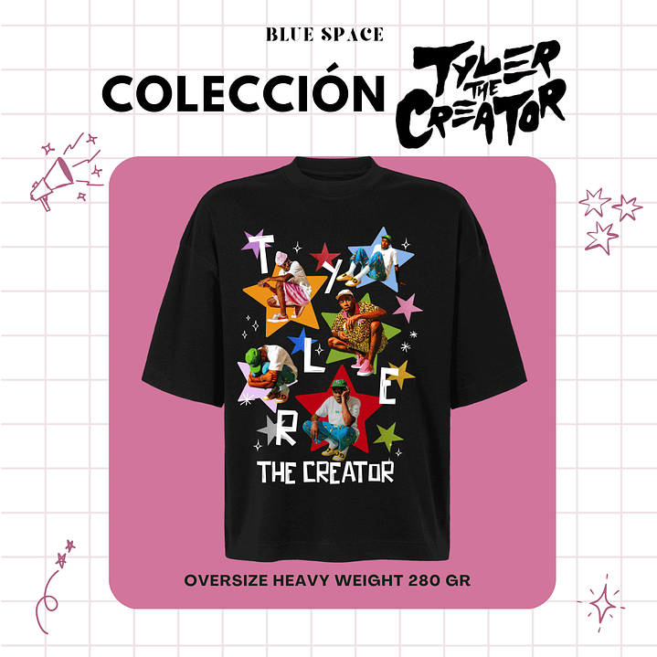 Polera TYLER, THE CREATOR - STARS 3