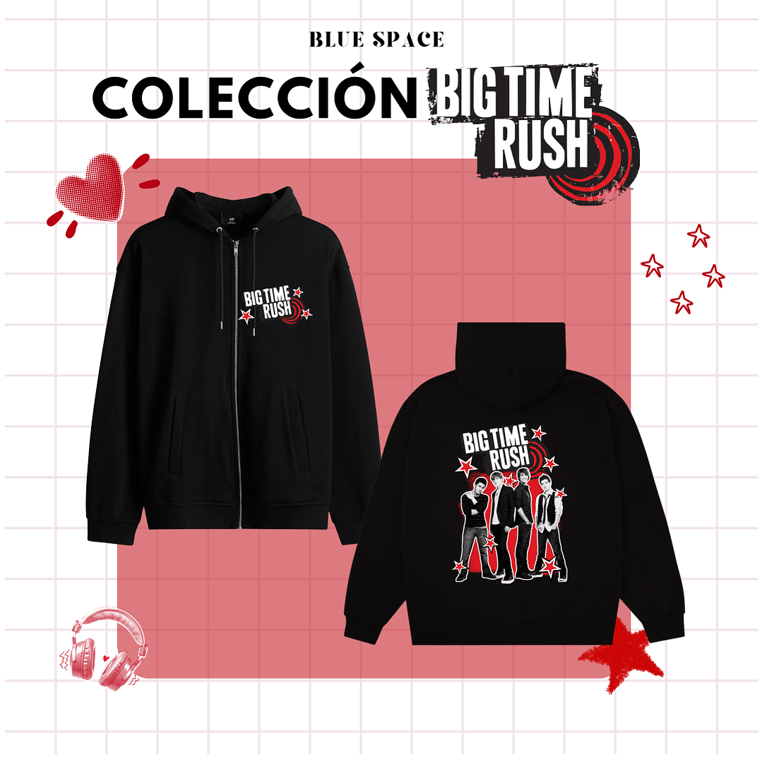 Polera BIG TIME RUSH CHILE - SETLIST. 8