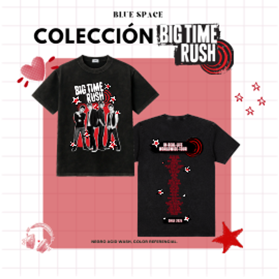 Polera BIG TIME RUSH CHILE - SETLIST. 6