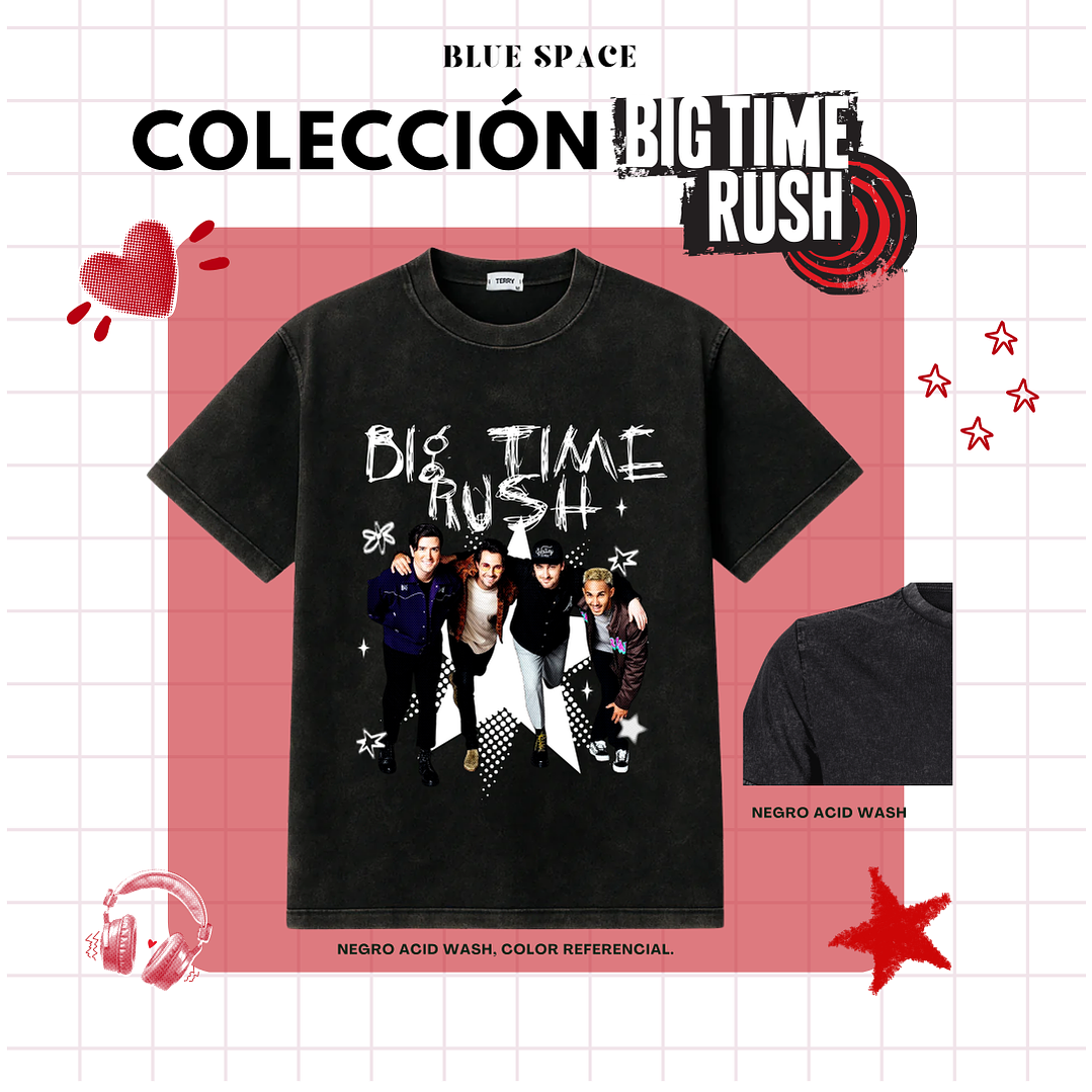 Polera BIG TIME RUSH CHILE - SUPERSTAR 1