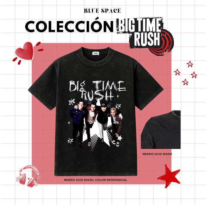 Polera BIG TIME RUSH CHILE - SUPERSTAR 1