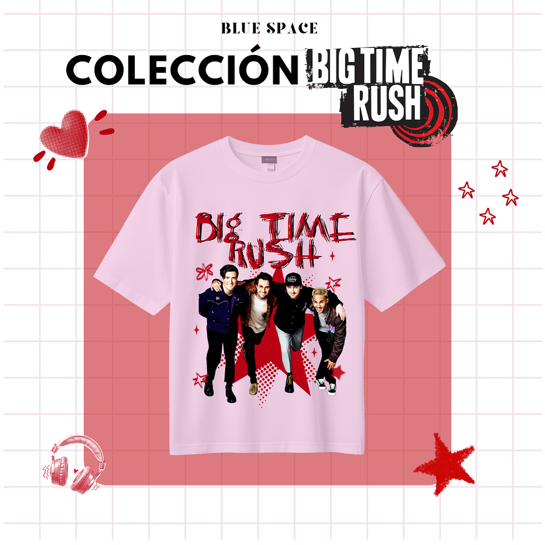 Polera BIG TIME RUSH CHILE - SUPERSTAR 6