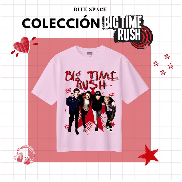 Polera BIG TIME RUSH CHILE - SUPERSTAR 6