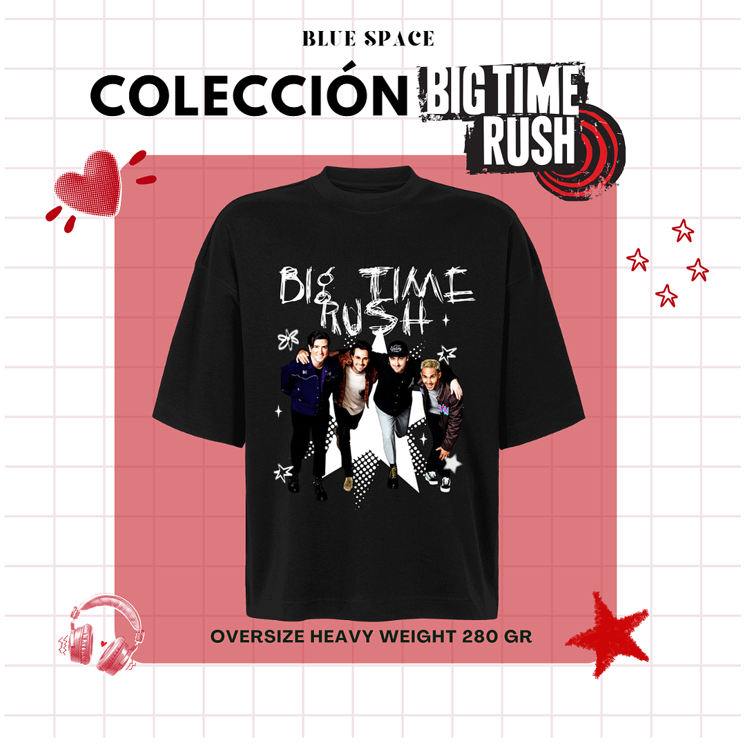 Polera BIG TIME RUSH CHILE - SUPERSTAR 2