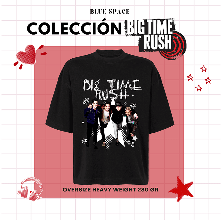 Polera BIG TIME RUSH CHILE - SUPERSTAR 2