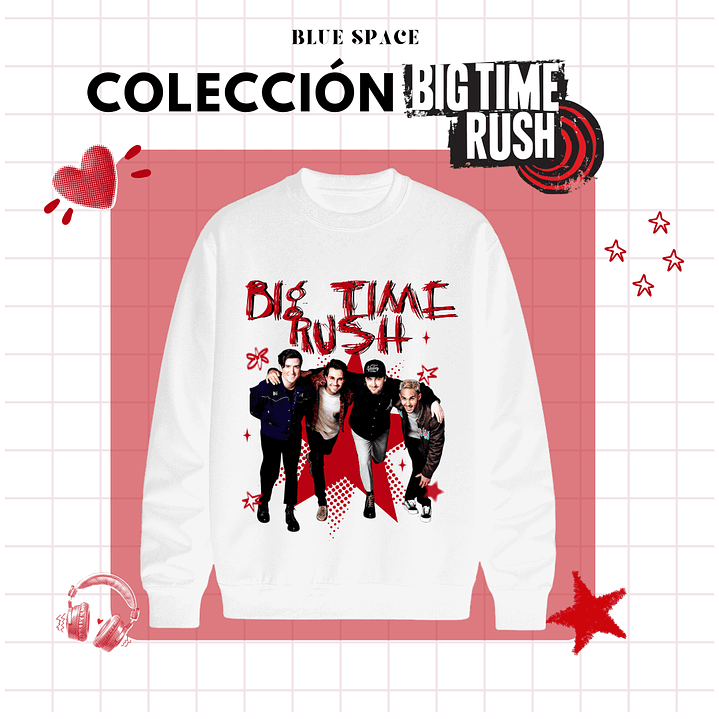 Polera BIG TIME RUSH CHILE - SUPERSTAR 8