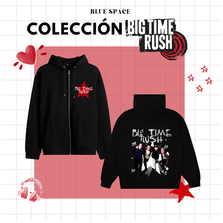 Polera BIG TIME RUSH CHILE - SUPERSTAR 10