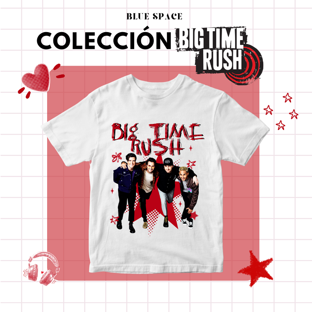Polera BIG TIME RUSH CHILE - SUPERSTAR 4