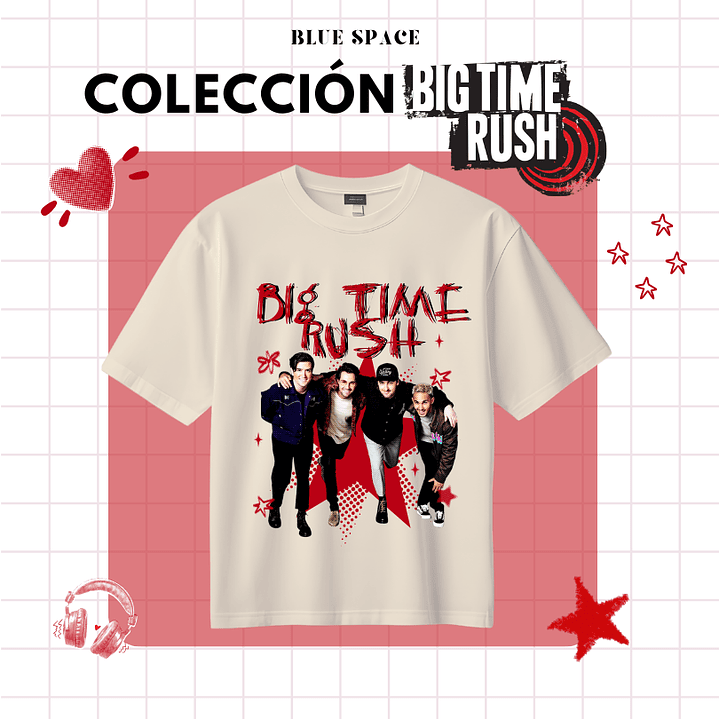 Polera BIG TIME RUSH CHILE - SUPERSTAR 5