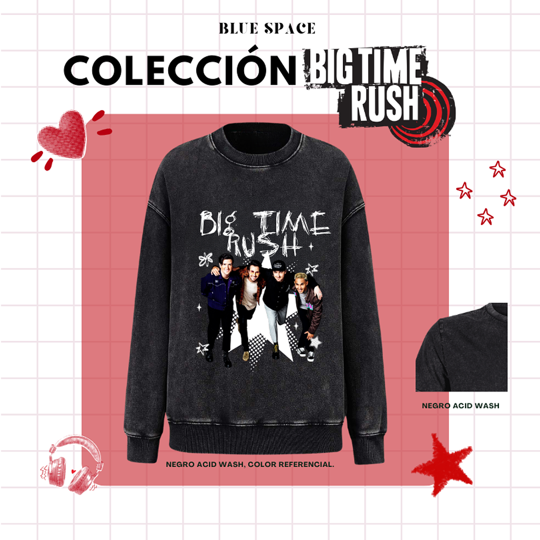 Polera BIG TIME RUSH CHILE - SUPERSTAR 9