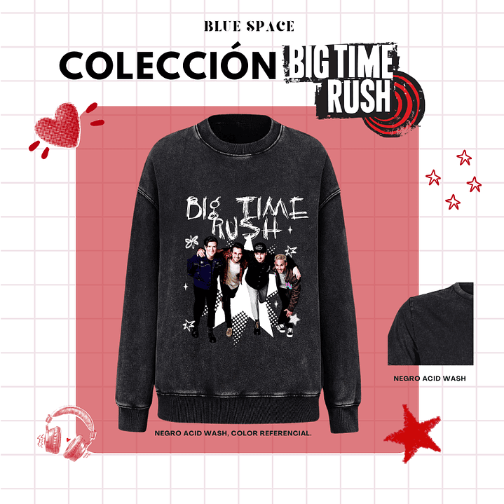 Polera BIG TIME RUSH CHILE - SUPERSTAR 9
