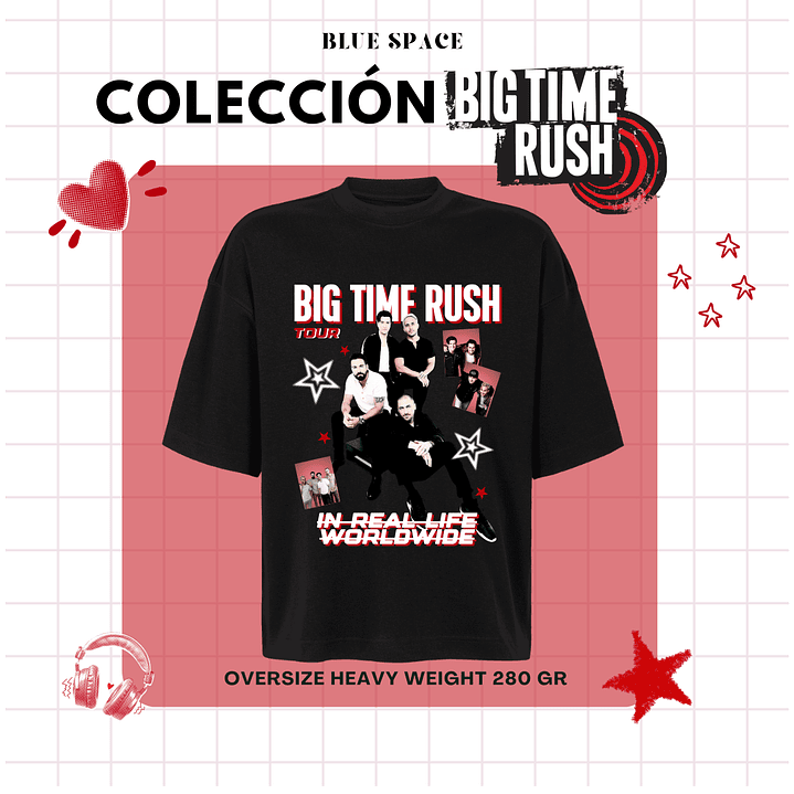 Polera BIG TIME RUSH CHILE - AMAZING 3