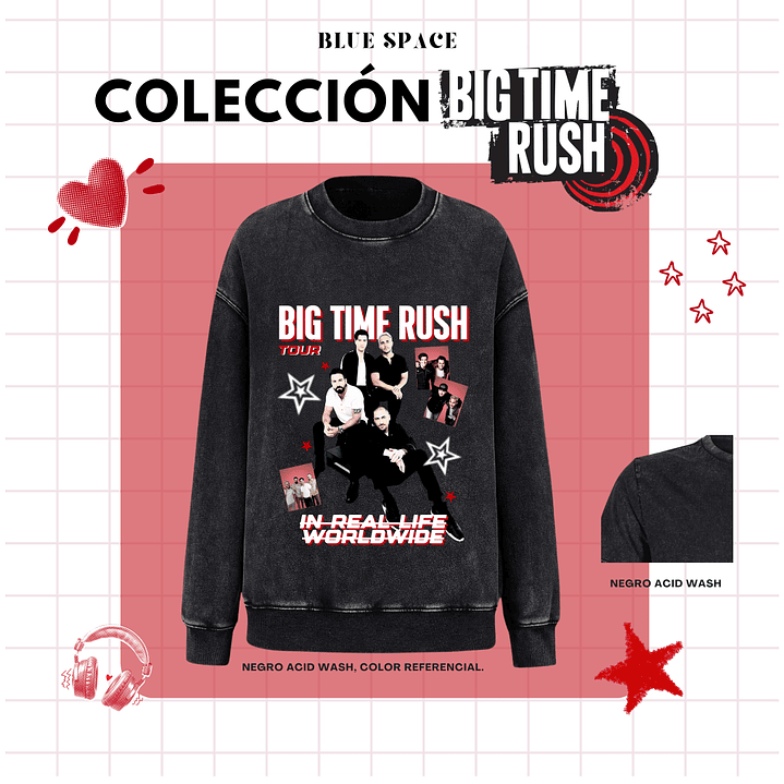 Polera BIG TIME RUSH CHILE - AMAZING 9