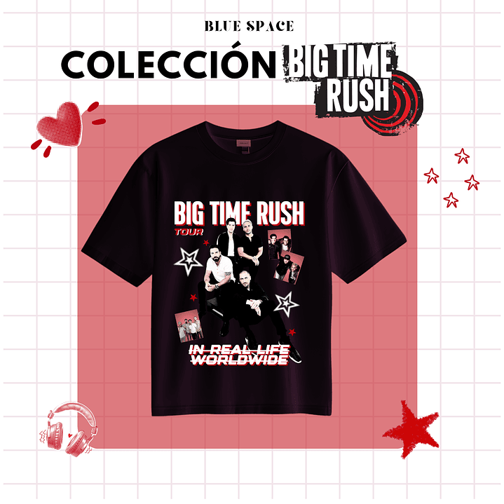 Polera BIG TIME RUSH CHILE - AMAZING 1